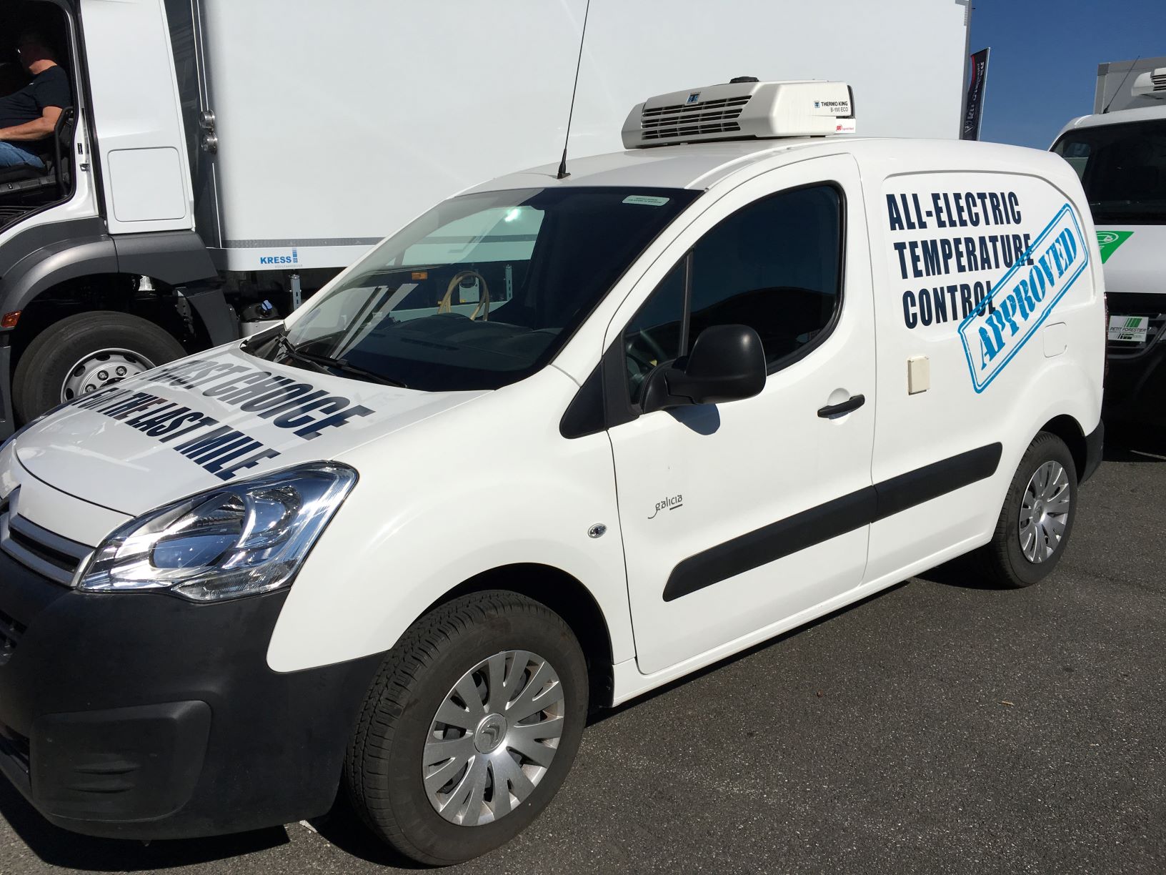 Vollelektrisches Fahrzeugkonzept von Thermo King und Northgate
